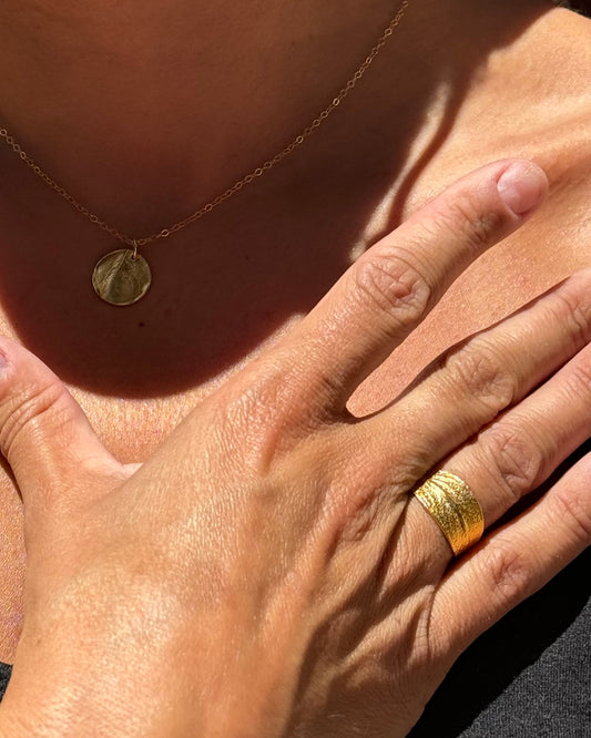 Sage Leaf Ring