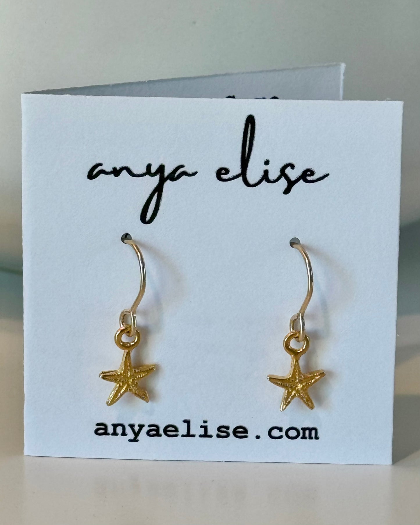 Starfish Drop Earrings