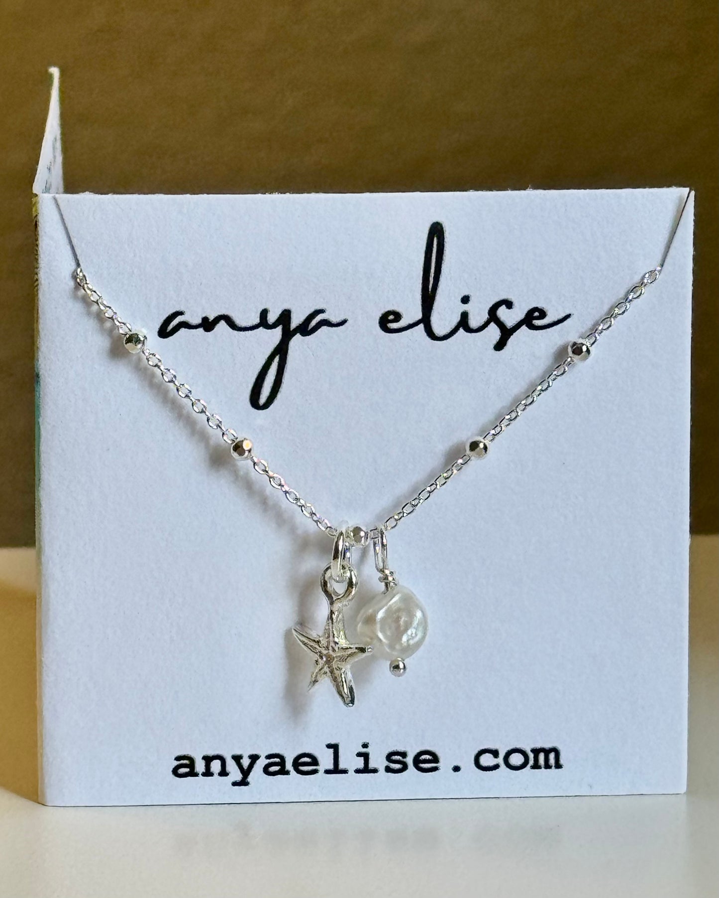 Starfish Pearl Necklace