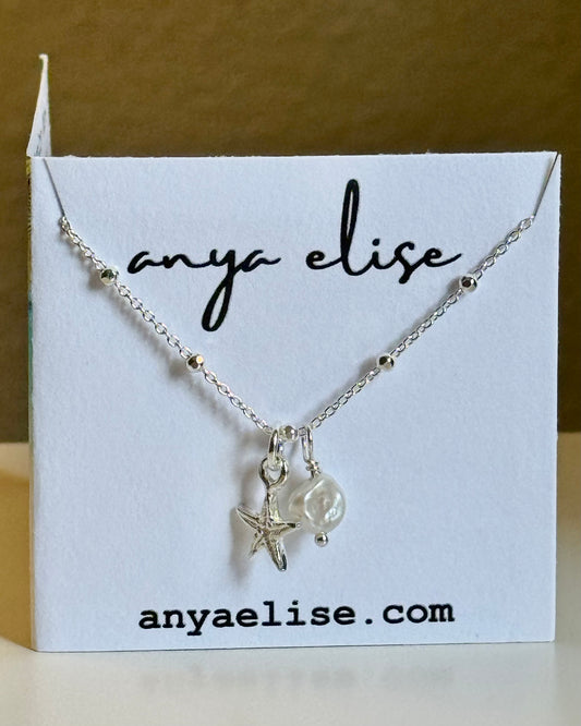 Starfish Pearl Necklace