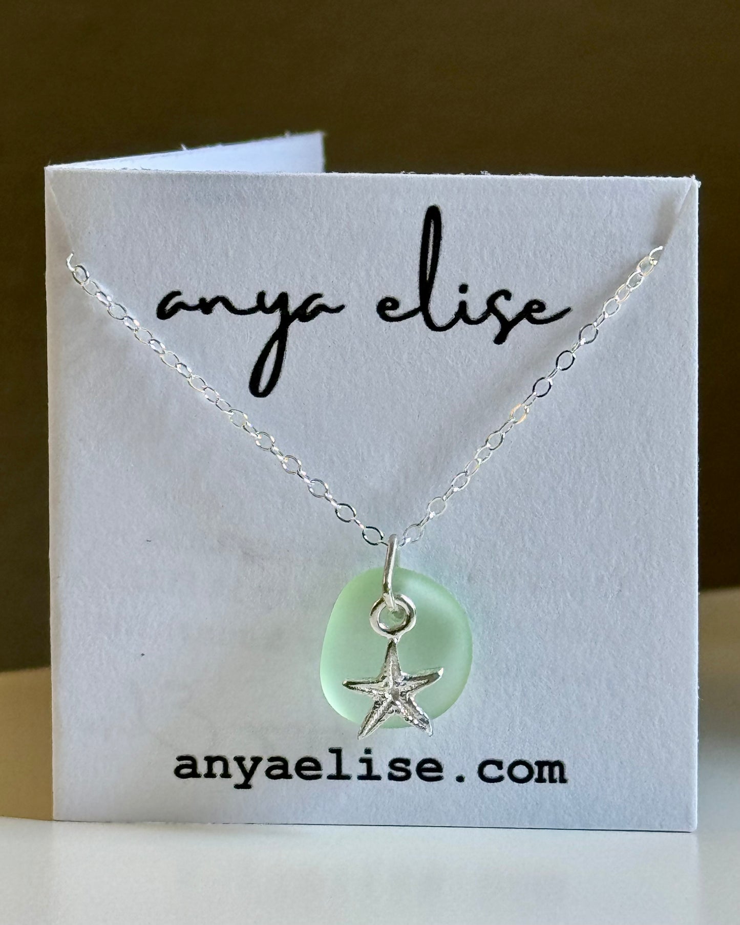 Starfish Sea Glass Necklace