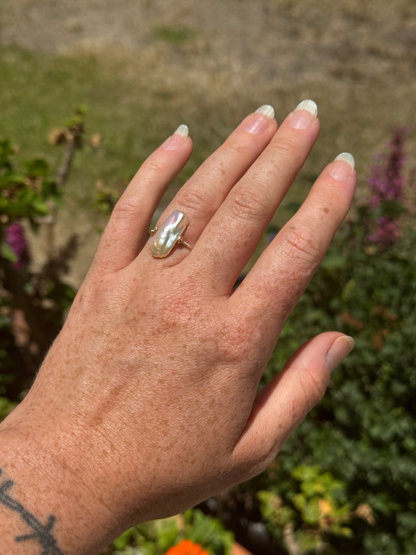 Statement Pearl Ring