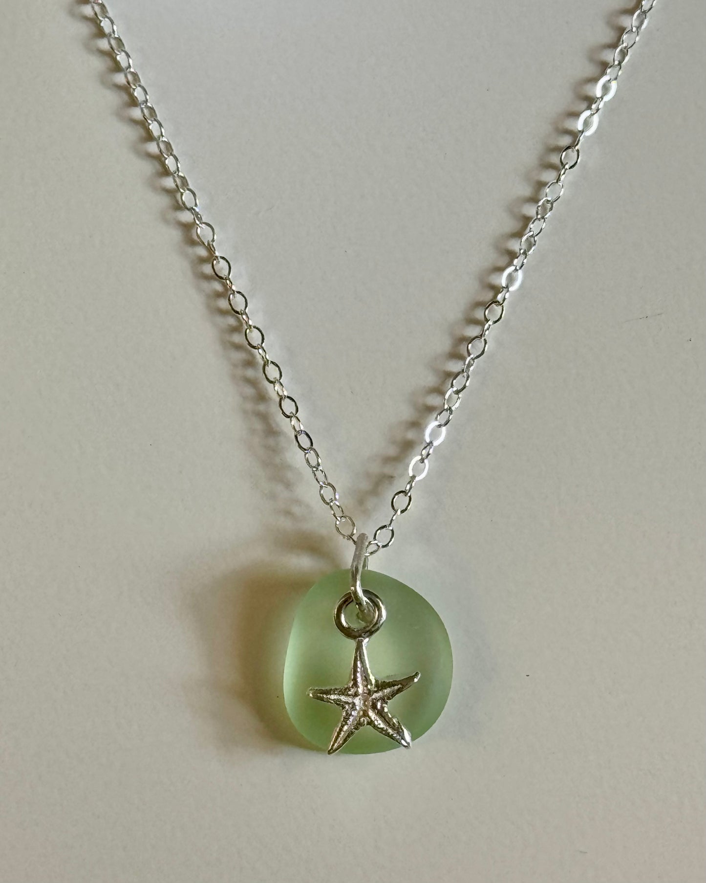 Starfish Sea Glass Necklace