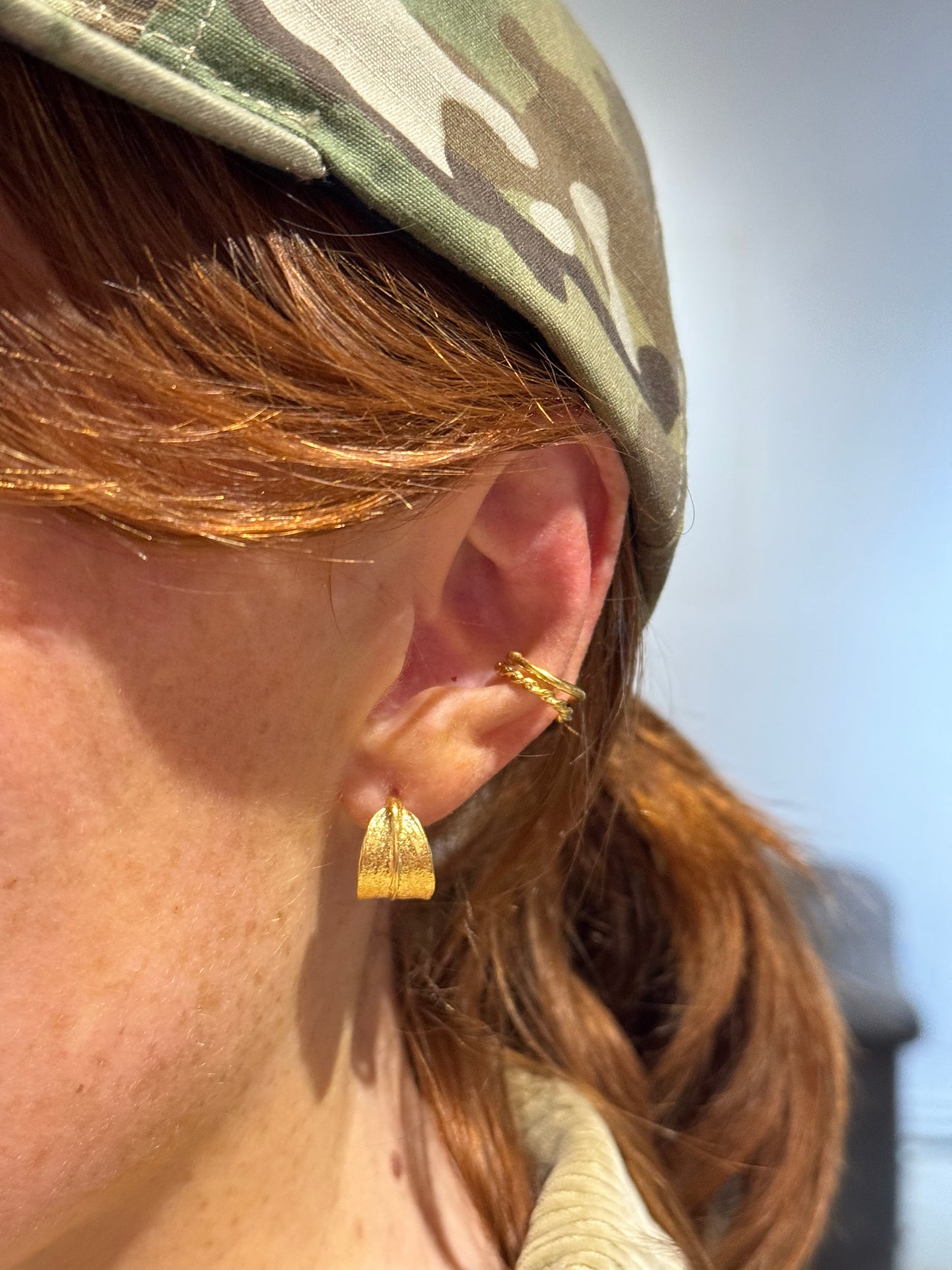 Sage Hoop Earrings
