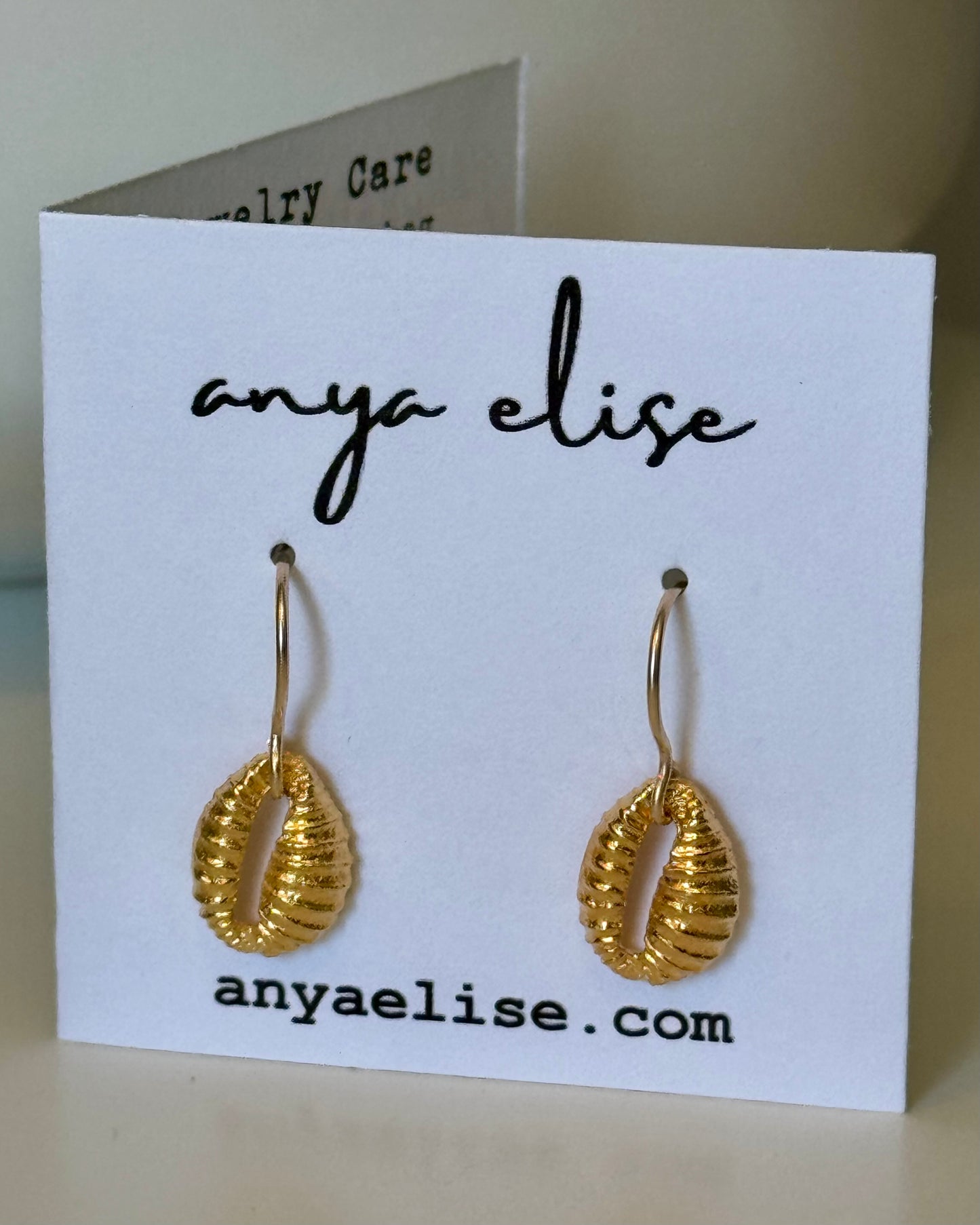 Cowrie Drop Earrings