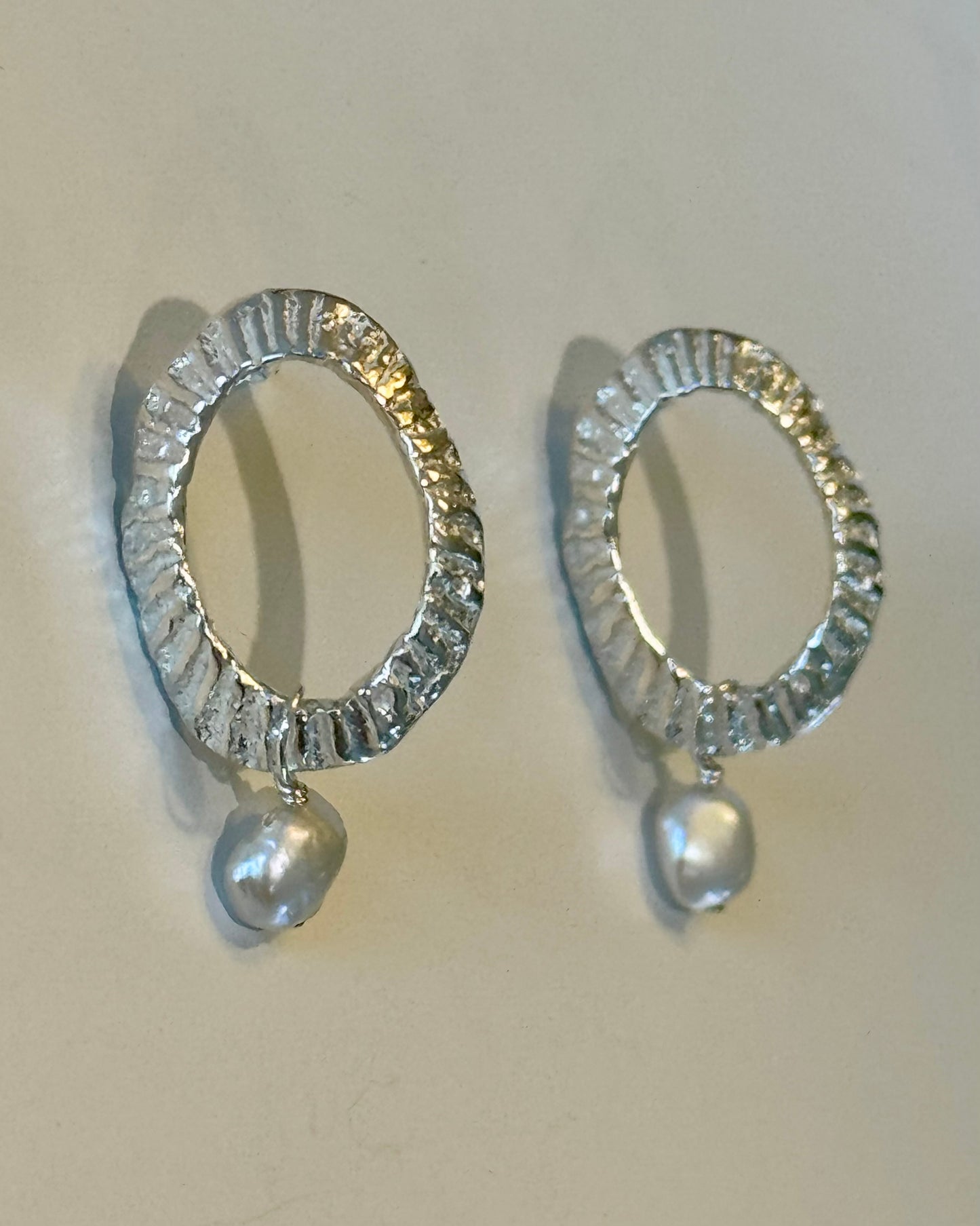 Opihi Pearl Drop Earrings