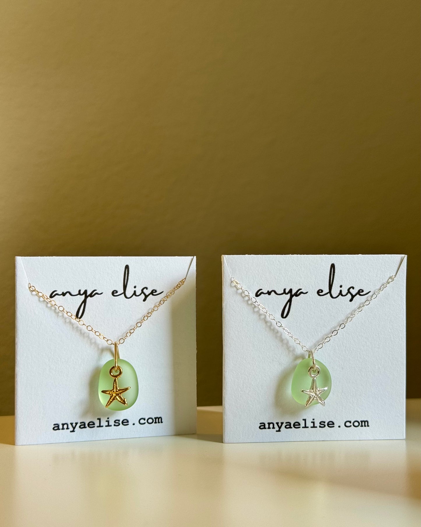 Starfish Sea Glass Necklace