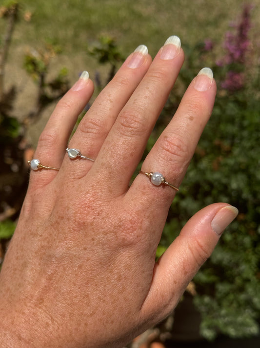 Single Pearl Ring