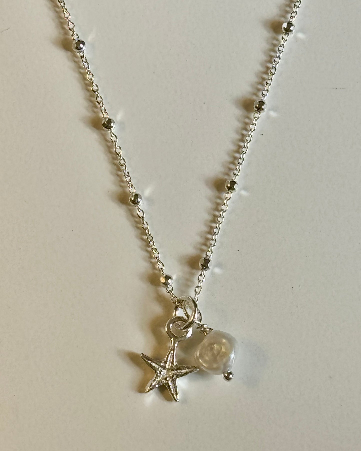 Starfish Pearl Necklace