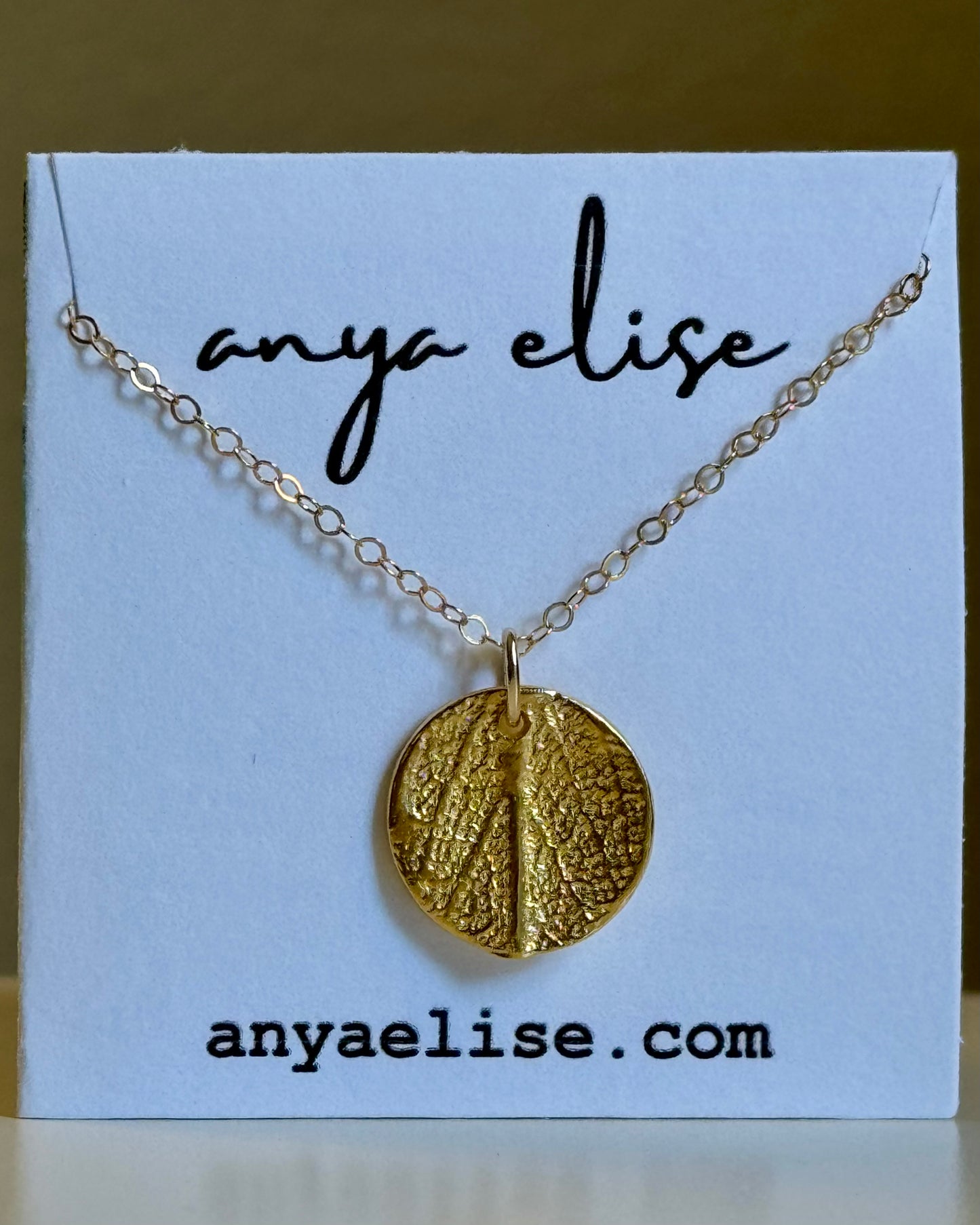 Sage Leaf Pendant