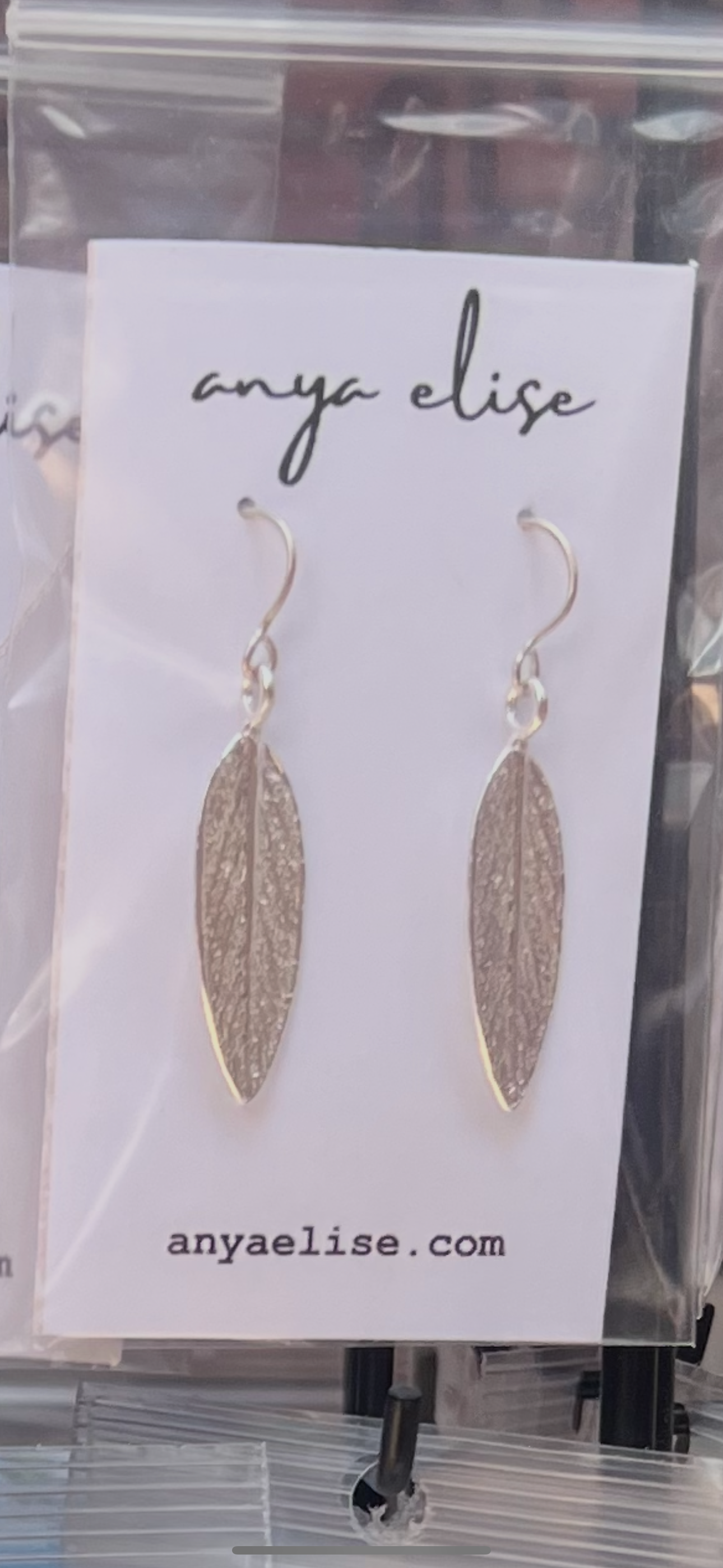 Sage Leaf Earrings
