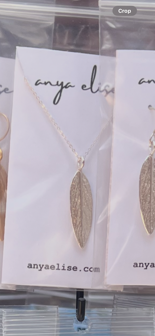 Sage Leaf Necklace