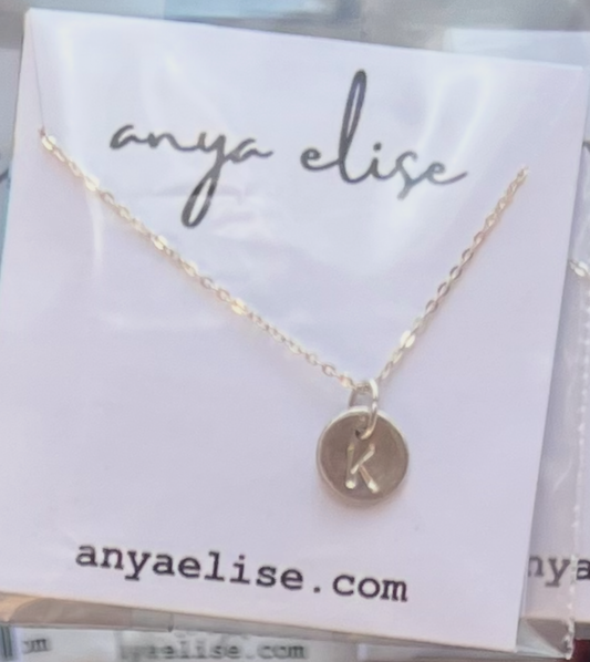 Alphabet Stamp Necklace